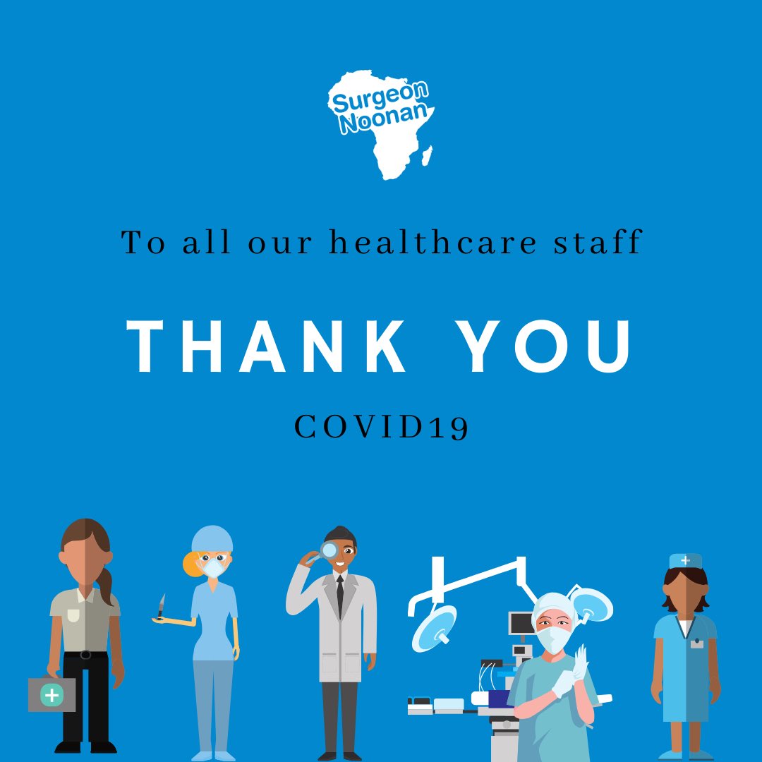 Surgeon Noonan sends our most sincere thanks and gratitude to all our healthcare staff, both here in Ireland and across the globe. The commitment, dedication and kindness ye give is inspiring. We send our love to Tanzania, Malawi, Zambia and Ghana. We are with you 💙 #Covid19