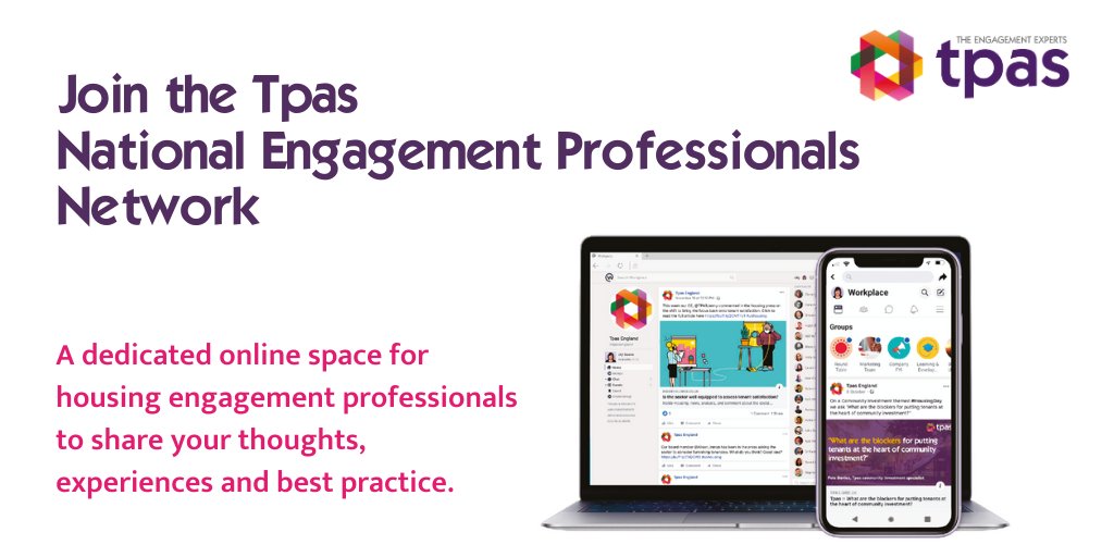 tpasengland's tweet photo. PLEASE SHARE: 
We've created a new National Engagement Network for Housing Professionals who are responsible for engaging &amp; communicating with tenants in this time of uncertainty.  Get in touch to join it.  https://t.co/SDFrzNkxhm #ukhousing https://t.co/PSGFkqdTwa