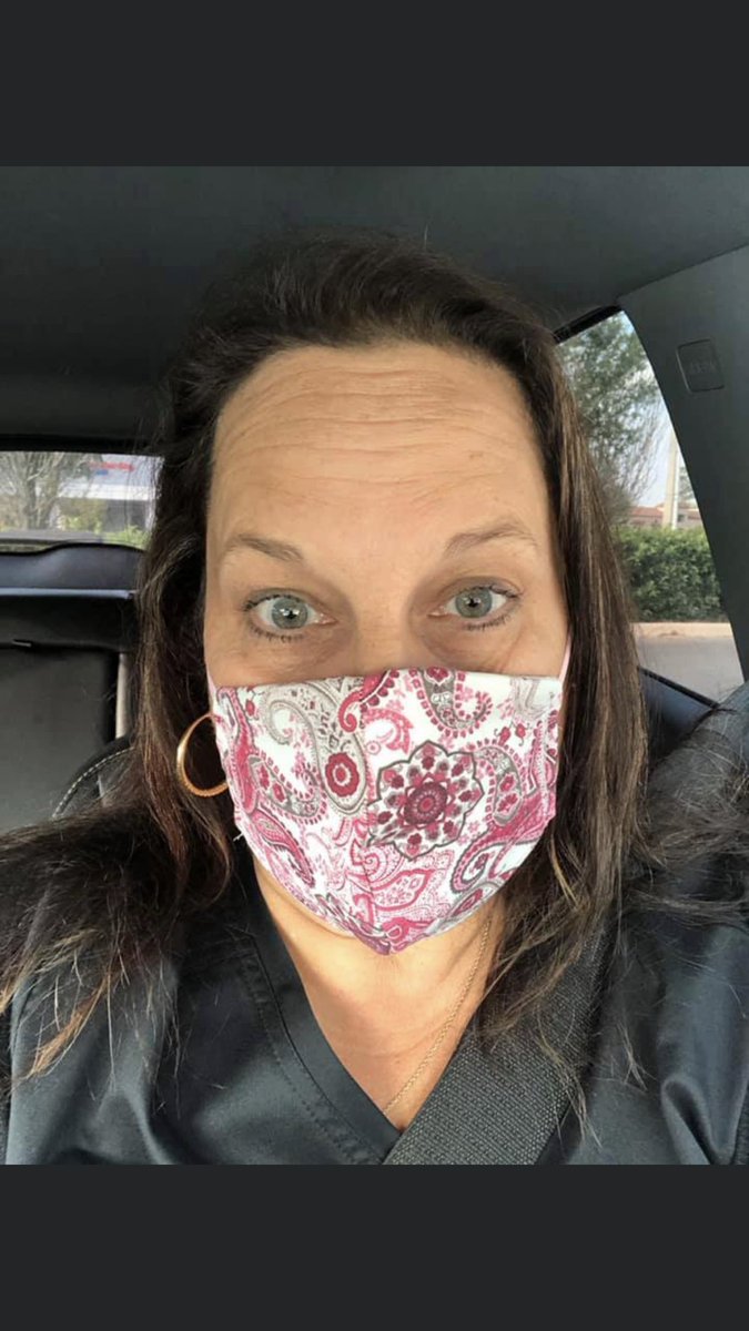 So my mom is making these for me, they have some type of filtration material in them and a twist tie sewed in on the top to pinch the nose. I know it’s not perfect but we have no masks or gowns or face shields, this is better than nothing right? Should I wear them?