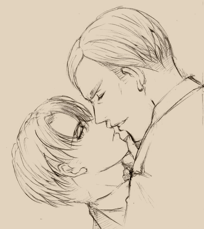 Too tired for drawing tonight...so I found out some very old old old Eruri arts...I drew these in 2013...or 2014...? Where is that sketch book?? 