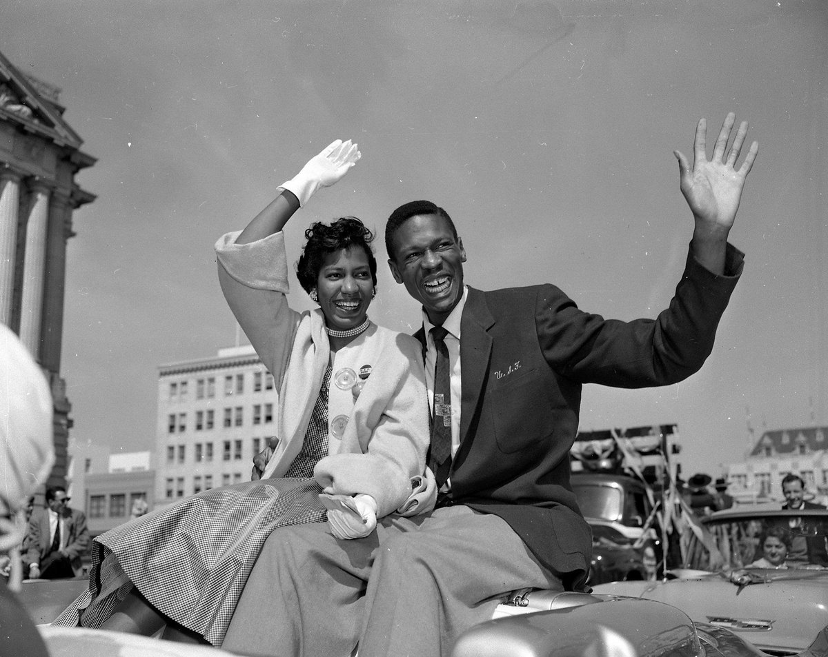 This date in Bay Area sports, by <a href="/SteveKronerSF/">Steve Kroner</a>

March 19, 1955: At Municipal Auditorium in Kansas City, Missouri, Bill Russell and K.C. Jones led <a href="/USFDonsMBB/">San Francisco Men's Basketball</a> to the first of its back-to-back NCAA titles with a 77-63 win over La Salle. trib.al/BpAE7cH