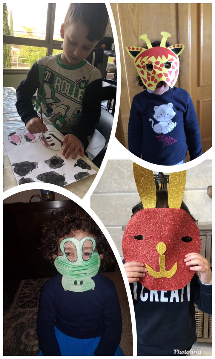 RHHS_Preschool's tweet photo. les apprenants de la PS ont créé des masques d'animaux en utilisant des matériaux variés.👏👏 https://t.co/fKxJwGi5lL