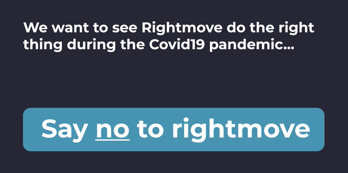 Rightmove is facing mounting pressure from a groundswell of estate agents across the country who are disgusted with the portal's treatment of the very companies that make Rightmove's business (and success) possible. 

Find out more at no-to-rightmove.webflow.io