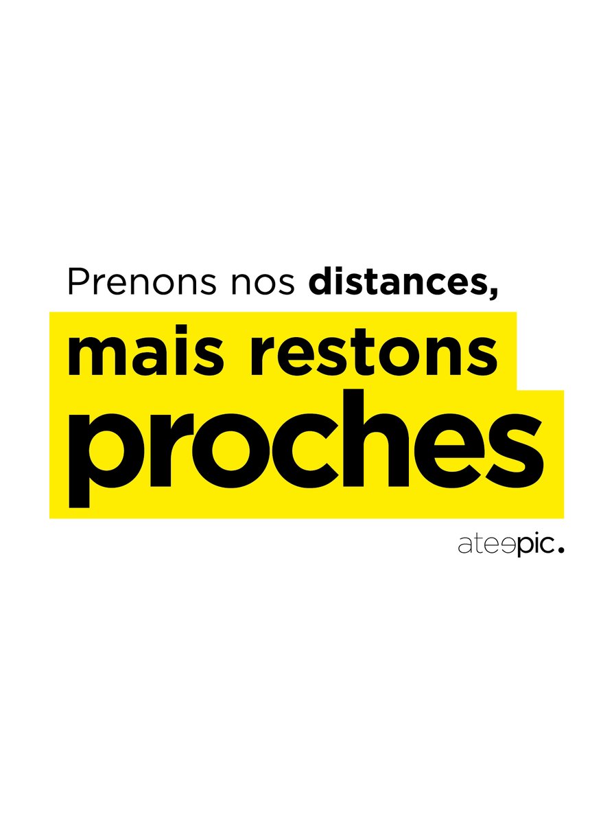 ateepic's tweet photo. Pendant cette période difficile, #ateepic reste à la maison et en télétravail...parce qu'il est important de prendre ses distances, tout en restant proches !
#covid19 #coronavirus #independant #agencedecom #auvergne #RestezChezVousBordel https://t.co/zTB6OvDa37