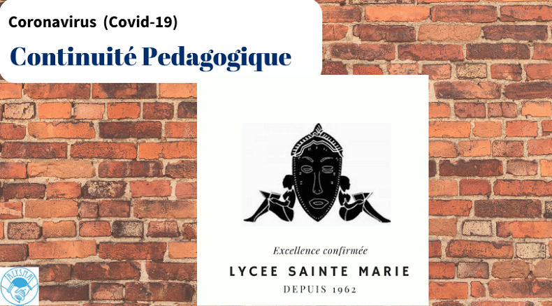 #COVID19  Continuité Pedagogique
Chers parents , le lycée Ste Marie de Cocody s'attelle à mettre en ligne des cours pour vos enfants en classe d'examen Bepc et Bac .
Dans qq jours, un lien vous sera communiqué  pour suivre ces cours. 
La proviseure . #civedu #CIV225 #Covid19CI