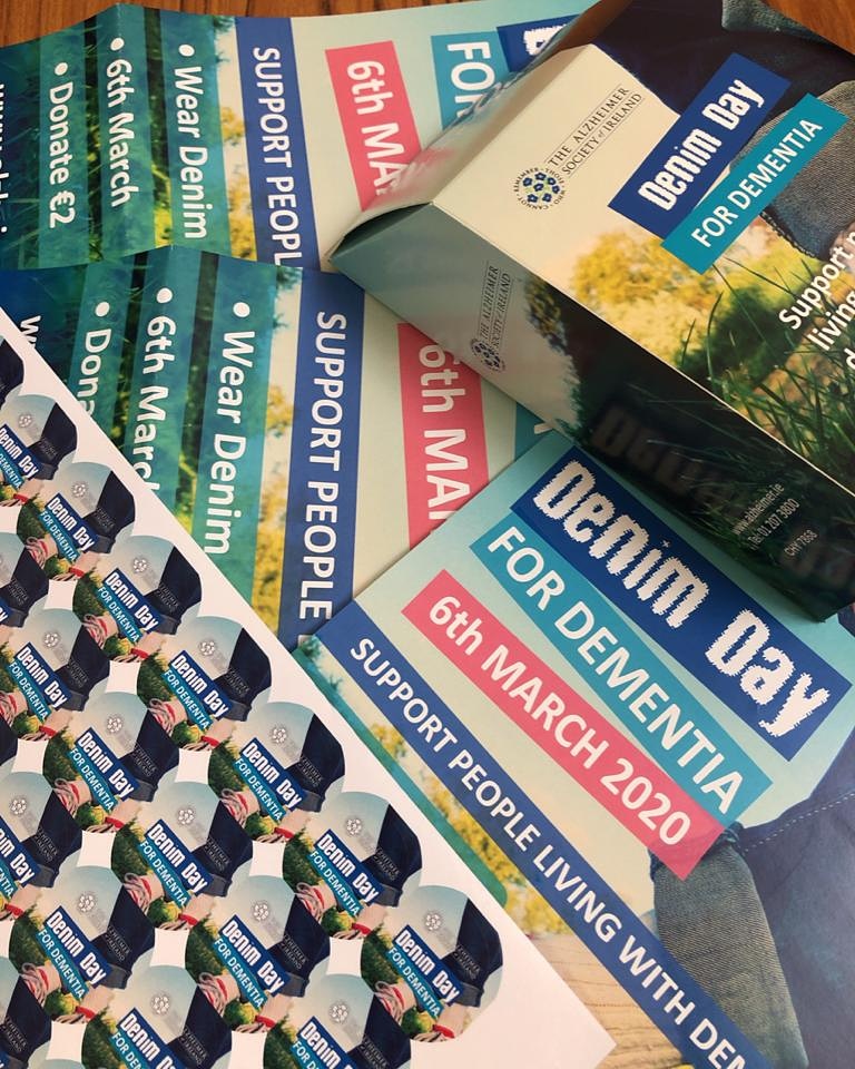 We are proud to announce that we have raised €450 for the Alzheimers Society of Ireland during Denim Day for Dementia 2020. Thanks to everyone for their donations to such a worthy cause! 💜💜