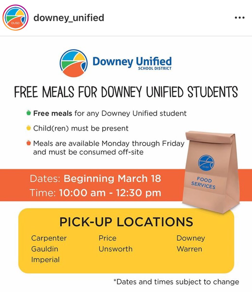 westdowneyll's tweet photo. Reminder!! 

One community - one family

Downey Unified School District

#WestDowneyLL https://t.co/y5a2UeXVHv