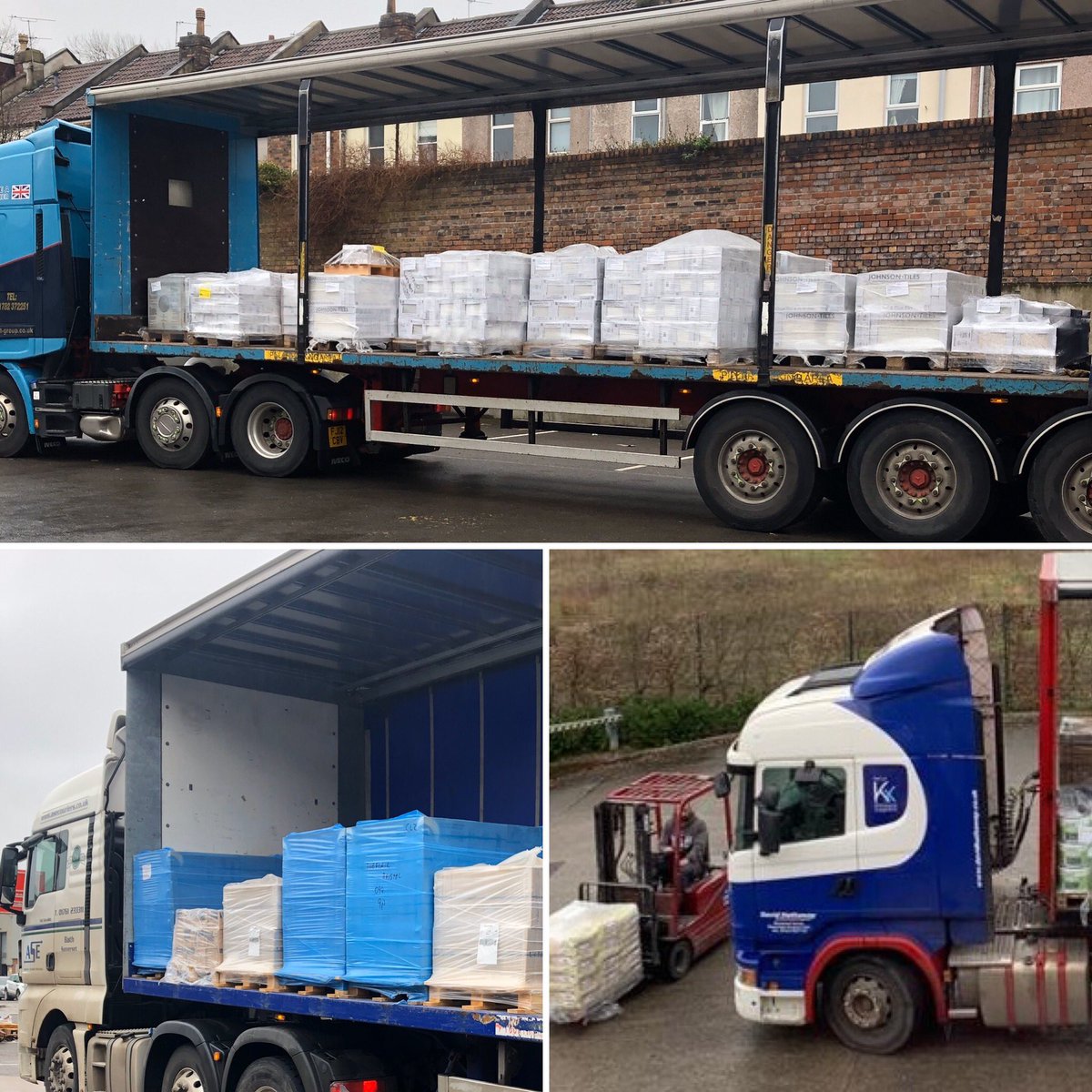 Plenty of stock coming in from manufacturers and going out to customers. Our teams are working hard to make sure you can get the items you need. #tilers #trade #BusinessAsUsual