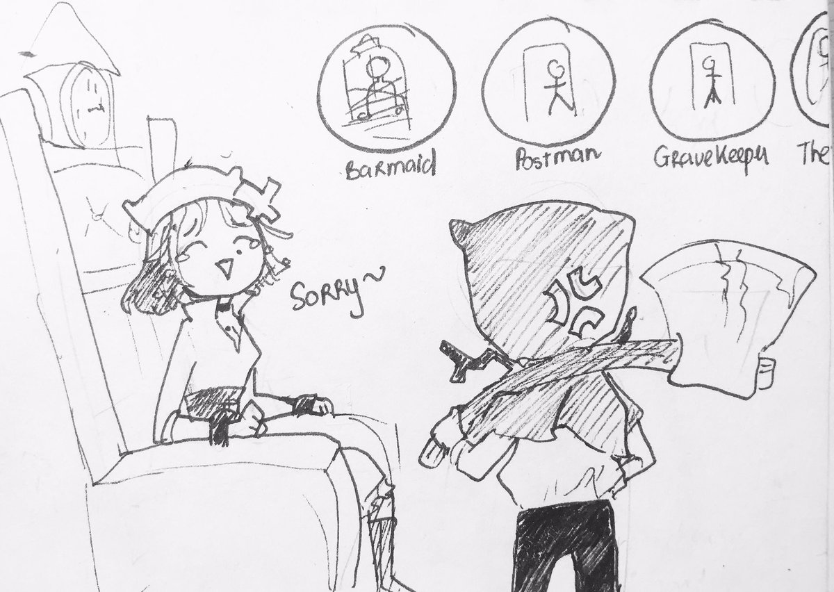 🥃 

#identityv #第五人格  #お題箱  #NetEaseGames #sketch #IdentityVfanart #identityVイラスト 