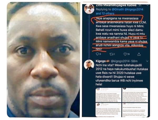 Chiggscom's tweet photo. Mwanasiasa HATARI kwa Ccm? Nikiangalia hii wordings na vile jamaa alijinasibu eti yeye ndiye afaa kwa mchuano kuzingatia na mazingira ya sasa ya kisiasa, ninacheeeka. Kumbe ni class struggle from within wako kwenye mchuano wa NANI SHUJAA. Huyu kajiquarantine UK yule kaenda WB https://t.co/s7trAaZEek