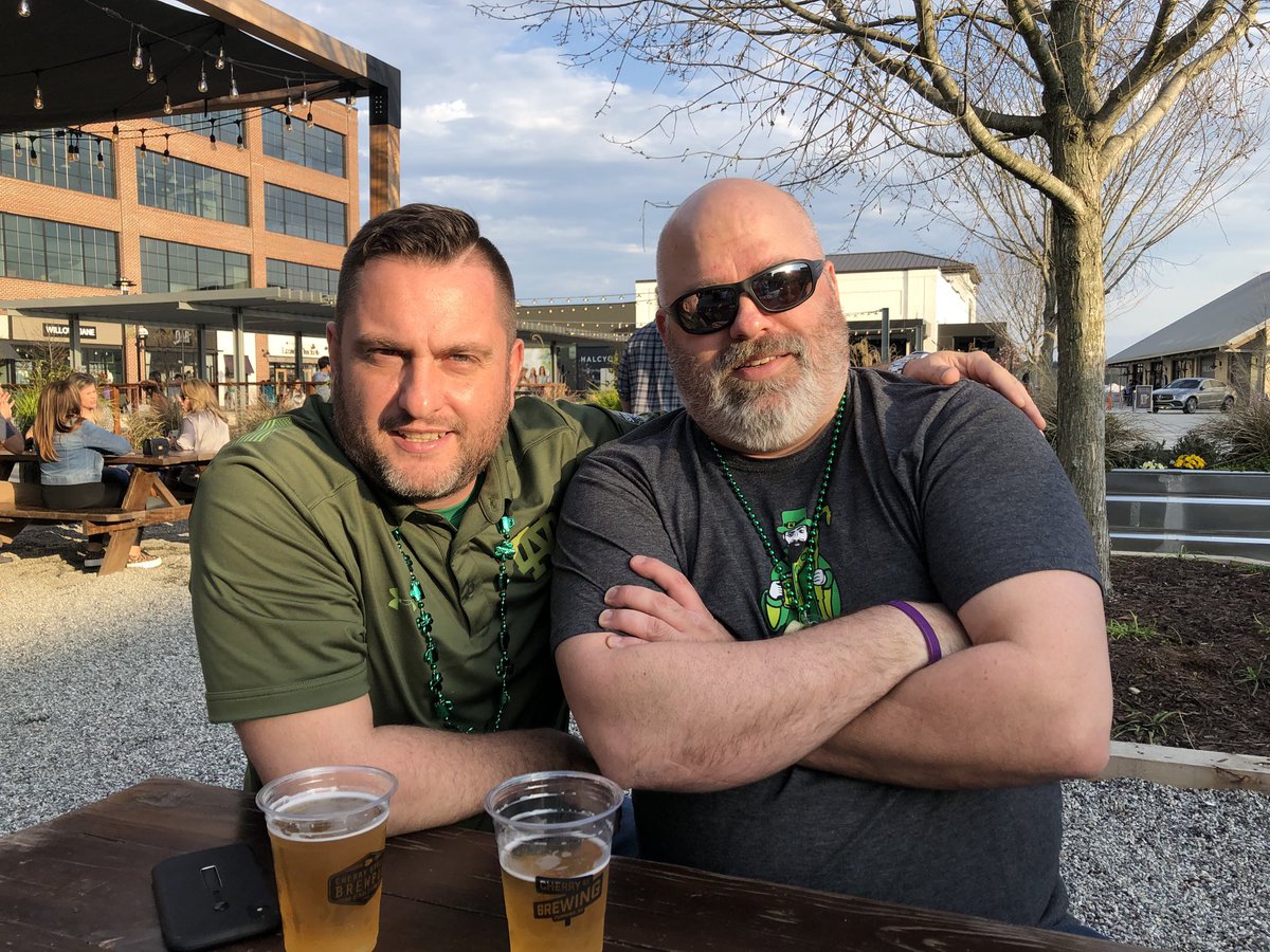 schultz_chris's tweet photo. Happy Birthday to my best bud @Avill2080 Despite the world being closed, we will celebrate Saturday! #MarchStrong https://t.co/hrDi8MIbew