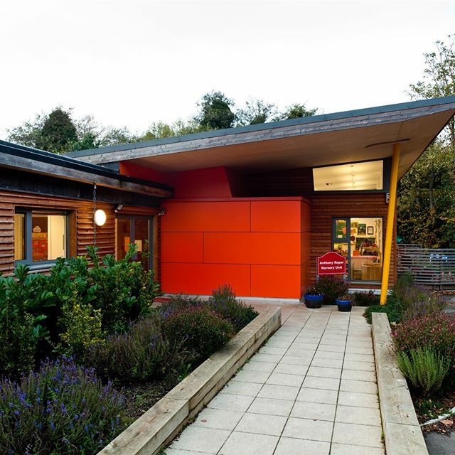 ShapeArchitect's tweet photo. #ThrowbackThursday to one of our lovely school projects - Anthony Roper Primary! What do you think of bold colours and interesting forms for school projects?
#school #schooldevelopment #communityproject #red #redtrespa #trespa #timbercladding #modernarchitecture #moderndesi… https://t.co/nn5OFsW9U9