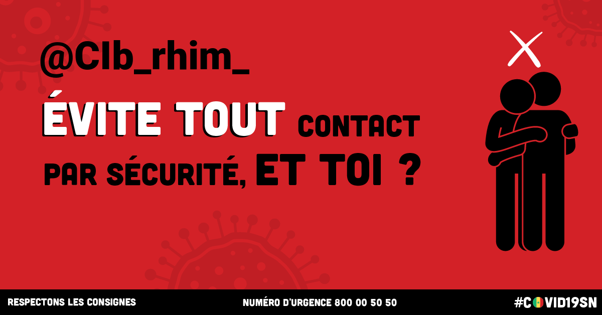 covid19sn's tweet photo. .@CIb_rhim_
 respecte les consignes sanitaires  #Covid19SN #Kebetu Toi aussi sensibilise en créant ton image de respect des consignes sur https://t.co/05qtMTZES6 https://t.co/dZwtl9M1HX
