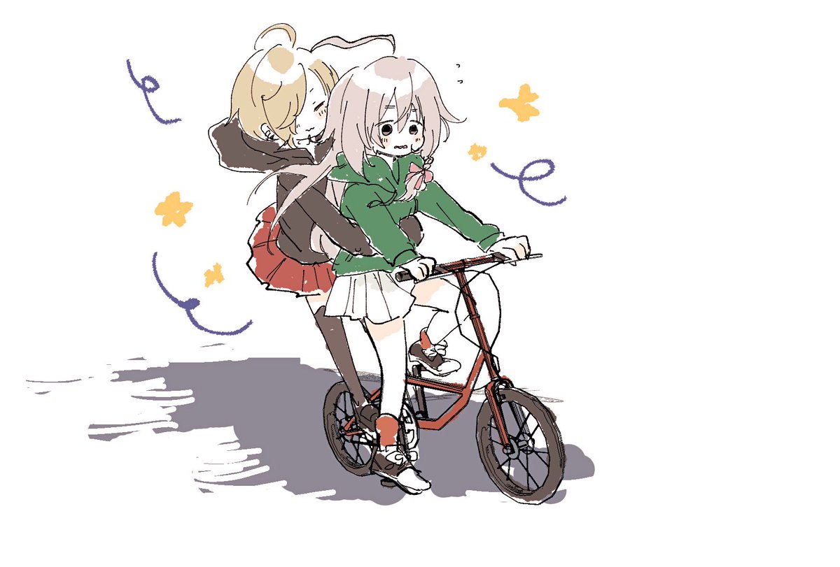 星輝子 ,白坂小梅 「自転車えくすぷれす 」|のぢ🍄👻のイラスト