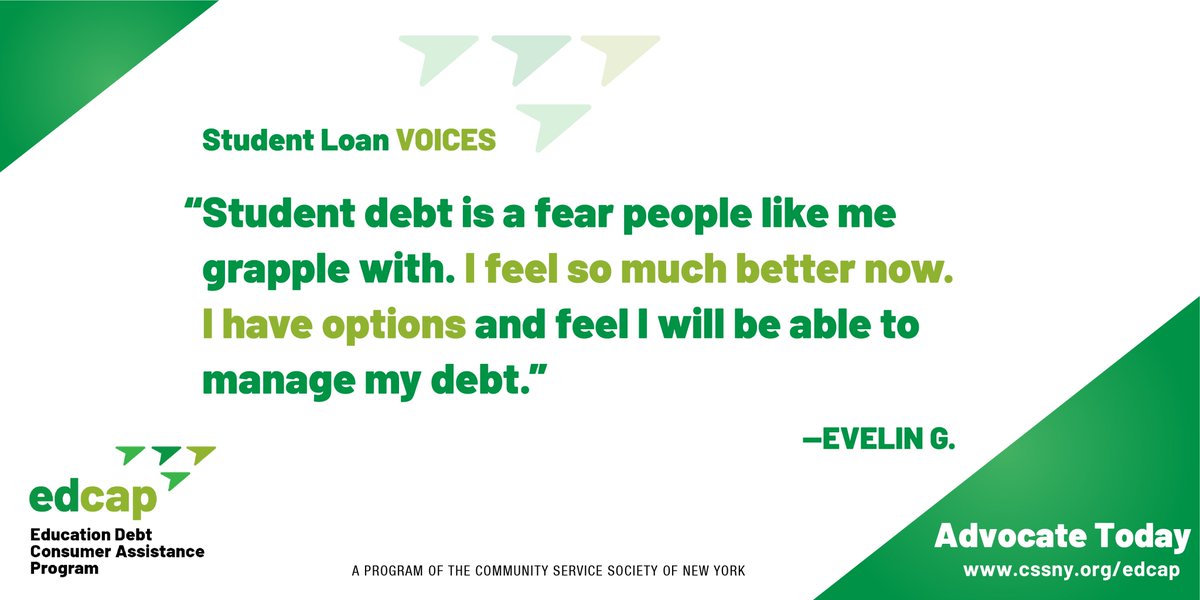 CSSNYorg's tweet photo. We all know someone with #studentloandebt. At least in a good economy people could make payments. But now we're in a crisis.
By expanding #EDCAP statewide, we can help prevent a bad situation from being even worse. Contact your legislators: https://t.co/fiKPJiKjmA https://t.co/wOt08p9DQE