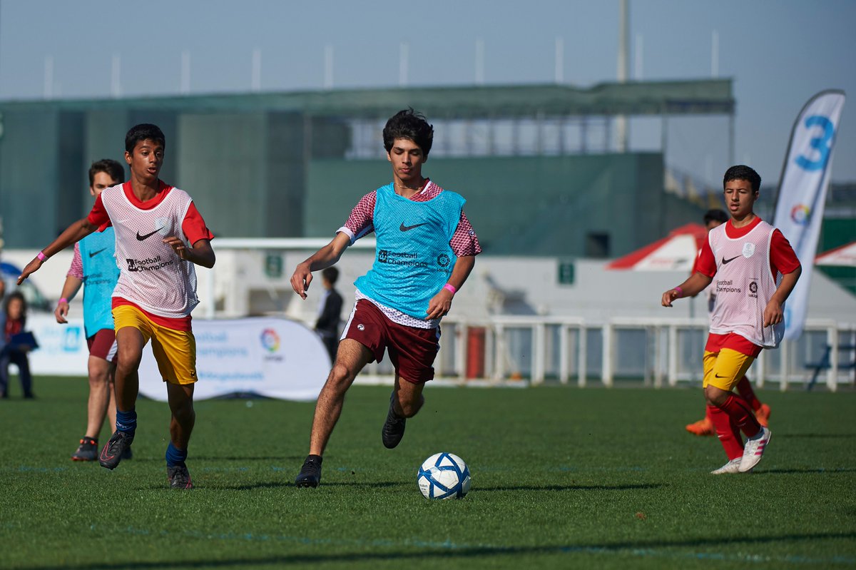 duFCofficial's tweet photo. Unstoppable ⚽🔥

@du @laliga #dufc #uae #football #uaestreetscup #youthfootball #footballtournament https://t.co/ZZnpiEdjcq