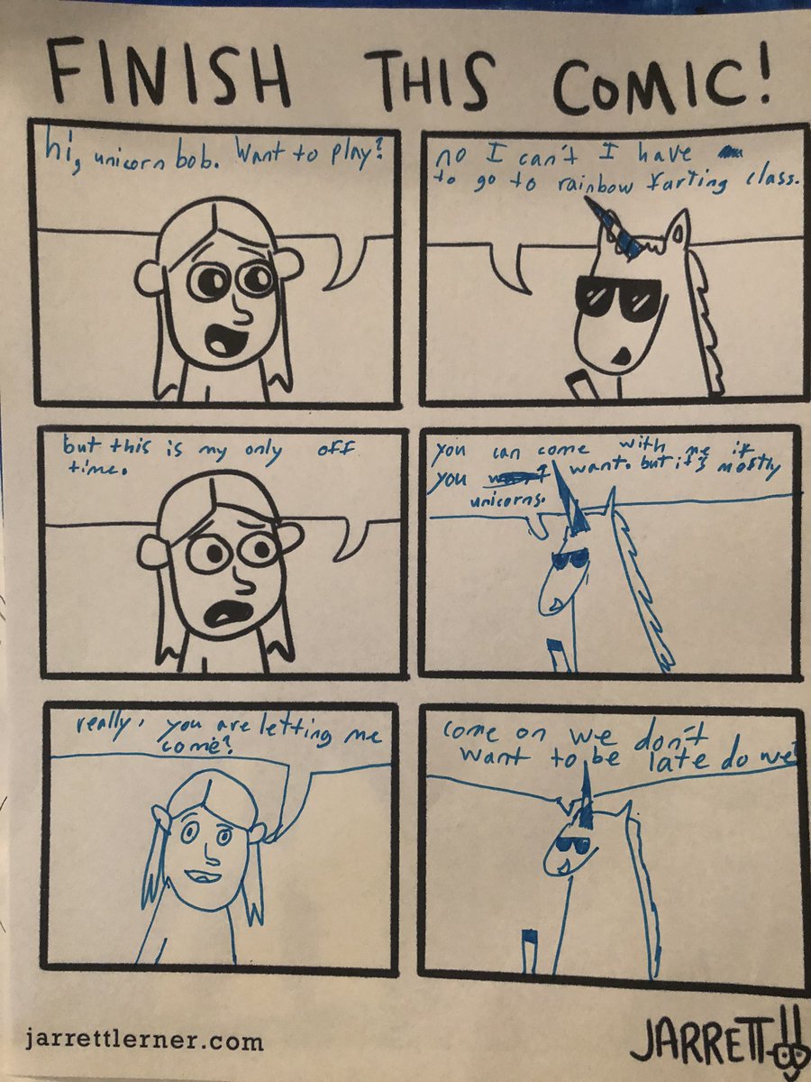 Thanks for the comic, <a href="/Jarrett_Lerner/">Jarrett Lerner</a> ! My 9yo loved doing this.