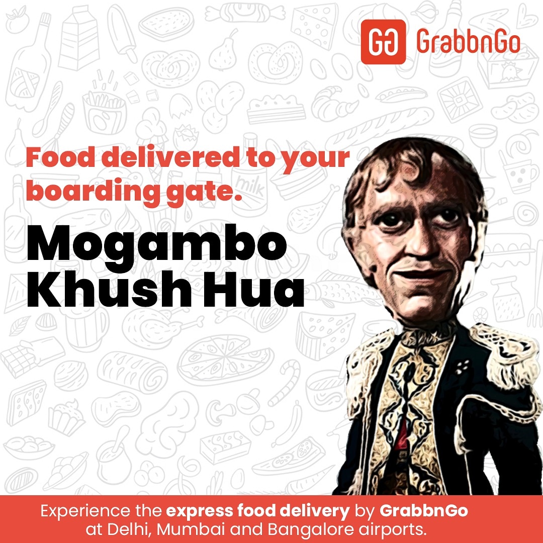 GrabbnGo's tweet photo. Mogambo has received his order duly in time but did you try out GrabbnGo yet? 

#bollywoodmemes #bollywoodmovies #mogambo #GrabbnGo #delivery #NeverFlyHungry https://t.co/L24A1pM10Q