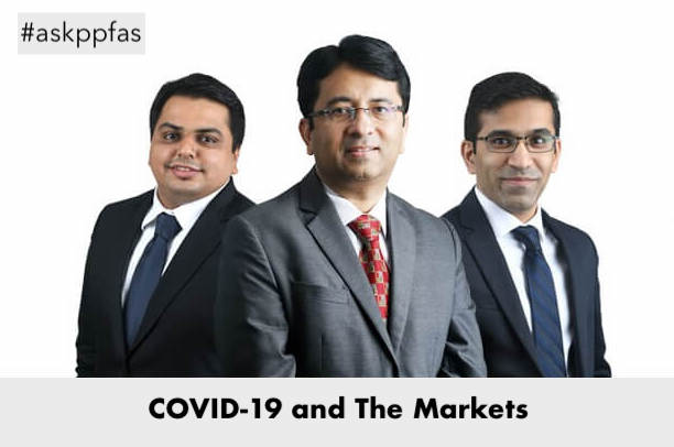PPFAS's tweet photo. Ask CIO Rajeev Thakkar and Fund Managers, Raunak Onkar & Raj Mehta for their thoughts on COVID19 & the markets, using the tag #askppfas(1/2) https://t.co/jP9iTpYYU1