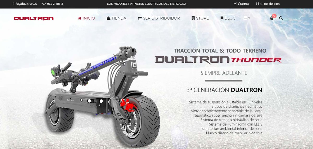 Dualtron_ES's tweet photo. Debido al parón por el COVID-19⛔Hemos aprovechado para mejorar nuestra web⭐Ya podéis disfrutar de una web más dinámica, moderna y sobretodo más funcional⭐Entrad en https://t.co/DBQaERWL6D y comprar vuestro #patineteeléctrico❤️#dualtron #minimotors #coronavirus  #dualtronmini https://t.co/9AqrNDiQZf