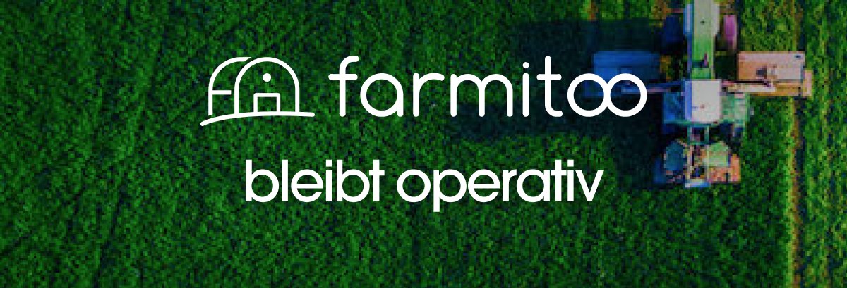 Nehmen Sie Rücksicht auf sich selbst, das Farmitoo-Team begleitet Sie weiterhin!🤠❤️
---> bit.ly/2U0MWxF