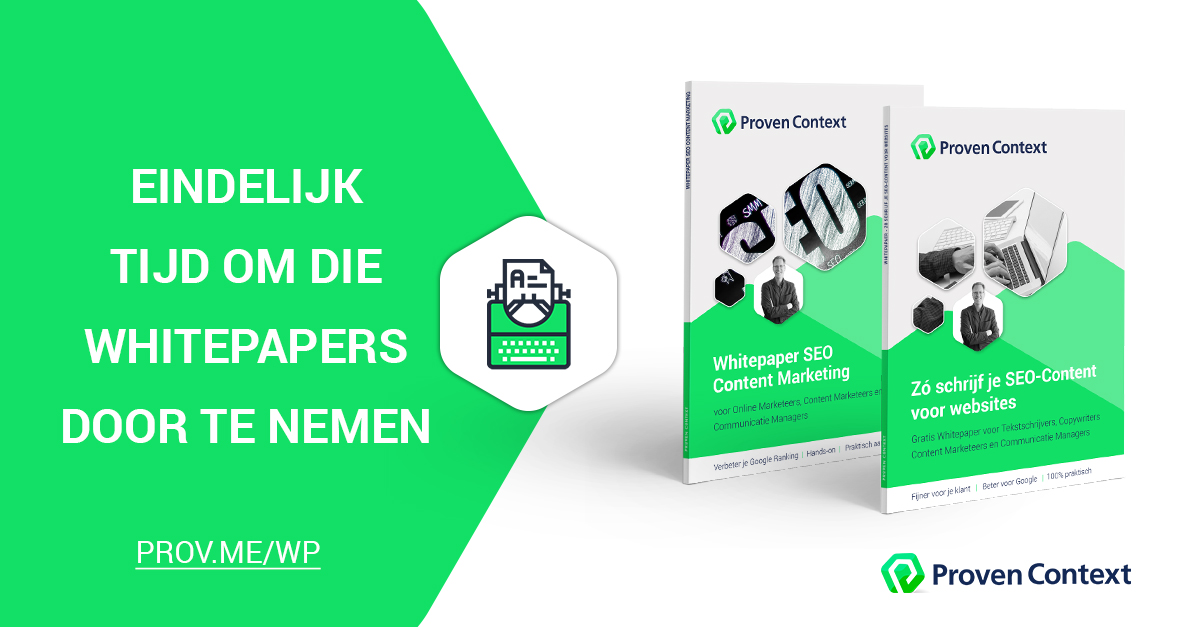 ProvenContext's tweet image. Thuistijd = tijd om eindelijk die whitepapers door te nemen! Via prov.me/wp vind je onze Whitepaper SEO Content Marketing en Whitepaper Schrijven voor Websites. Succes met leren en proberen! 💪