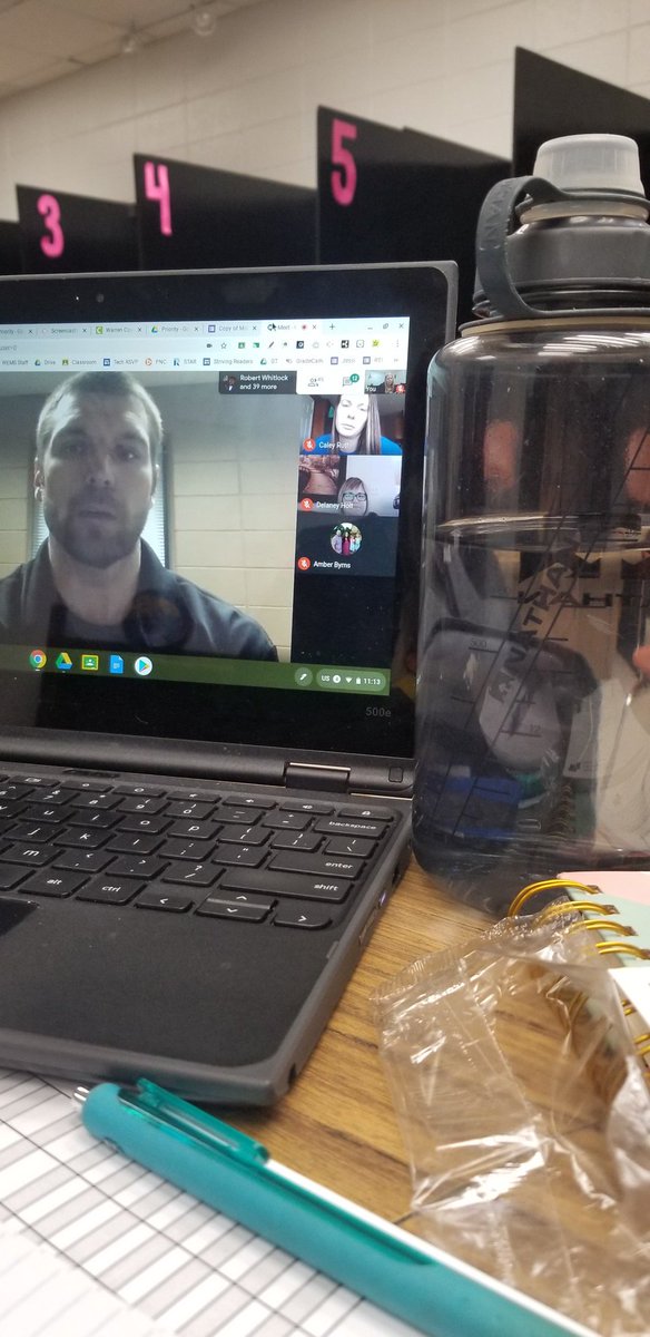 CardwellsClass's tweet photo. Blessed with a principal who puts our well being first and keeps us up to date on the latest NTI and school information... and thankful for colleagues who are •always• a bright spot among the chaos (and eases this pregnant teacher's worry daily) 💙💛 @WEMSNews #BetterTogether https://t.co/LDg26BdhNd