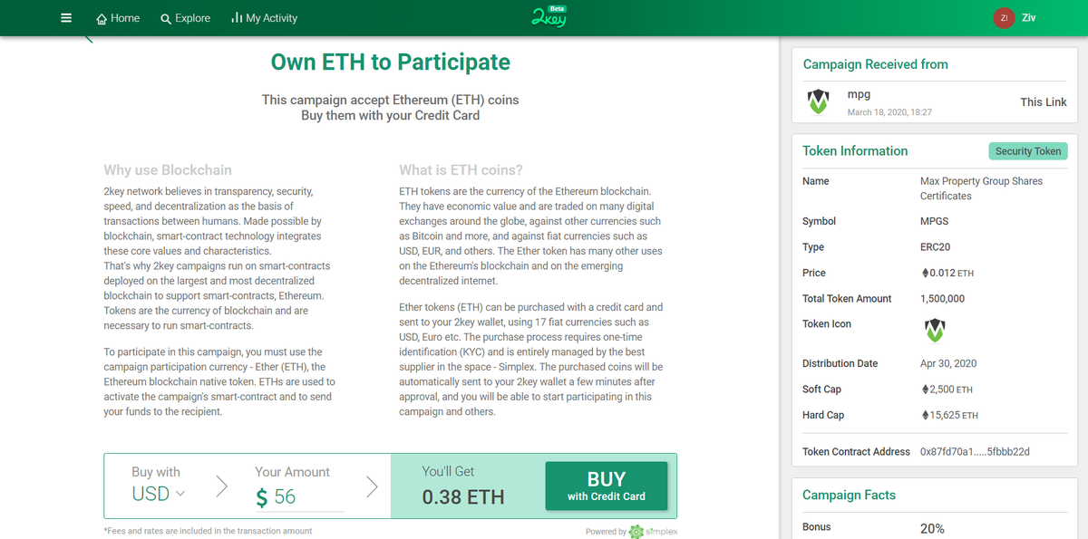 2keyNetwork's tweet photo. Want to participate in a 2key campaign but have no ETH?
No worries!

With 2key new credit card checkout, you can buy ETH with a credit card in 17 fiats! 

And if that's not enough, we just made it much faster &amp; easier to work with!

Try it now! 👇
https://t.co/6jugkJjMGw https://t.co/HOWsDCBQmO