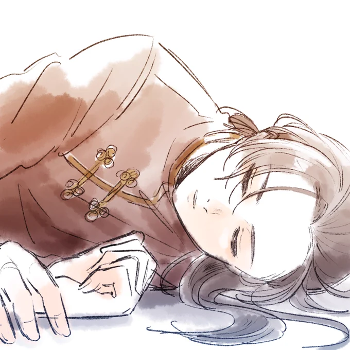 #APHワンドロ版深夜創作60分一本勝負 
@Hetalia_1daw 
にーにで【目を閉じる】 