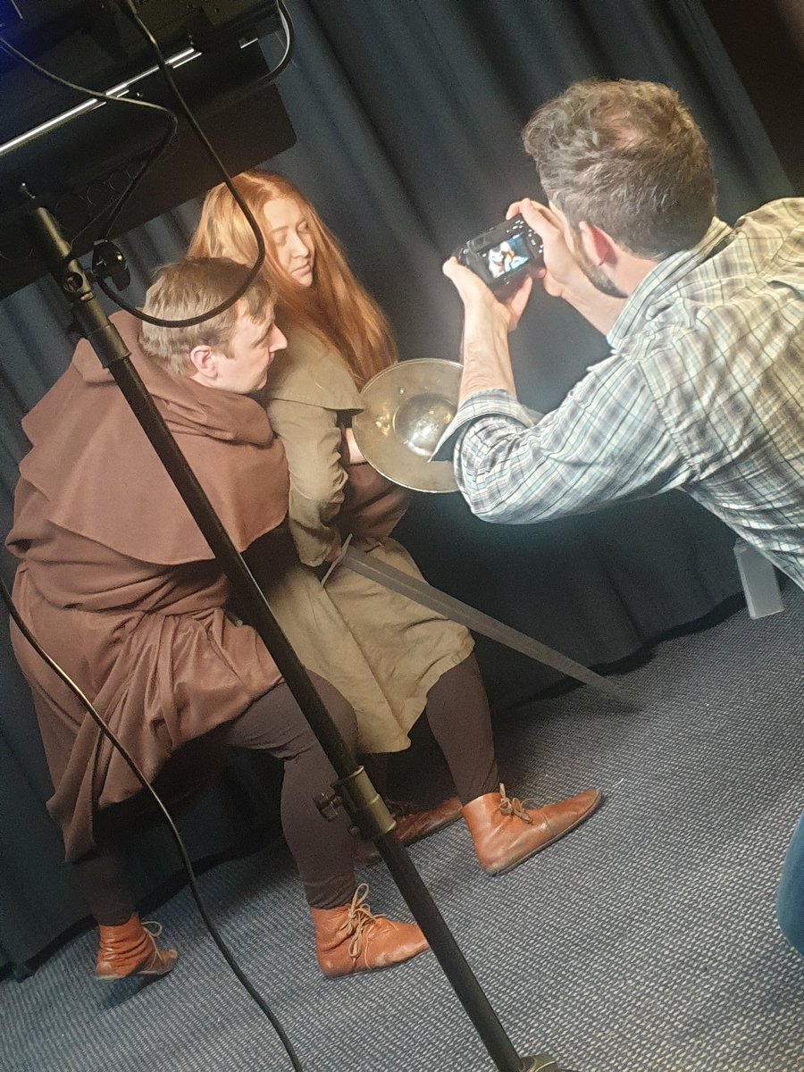 ChloeMColeman's tweet photo. Even COVID-19 can't stop us preping to fight against barriers to literacy! 

While the @Royal_Armouries is closed we are taking the chance to get some stuff done... incl recording some sword fighting for our Mightier than the Sword project! 

#keepfightingon #mightierthanthesword https://t.co/vjp2GYO4oi