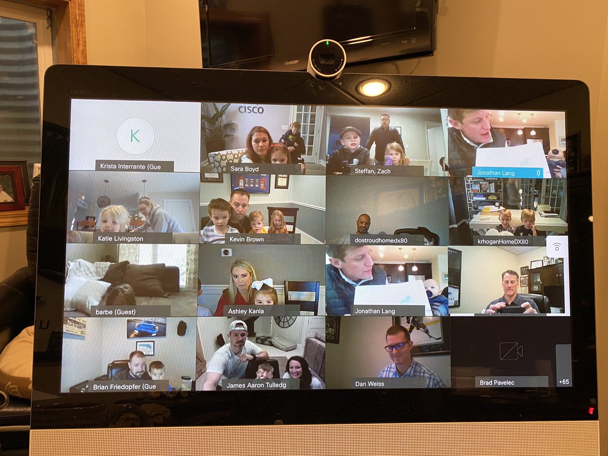 Gansemer47's tweet photo. When times are unique, be unique... #family #culture @Cisco Family book club in  the Central Partner Org this morning https://t.co/QHixogYNKG