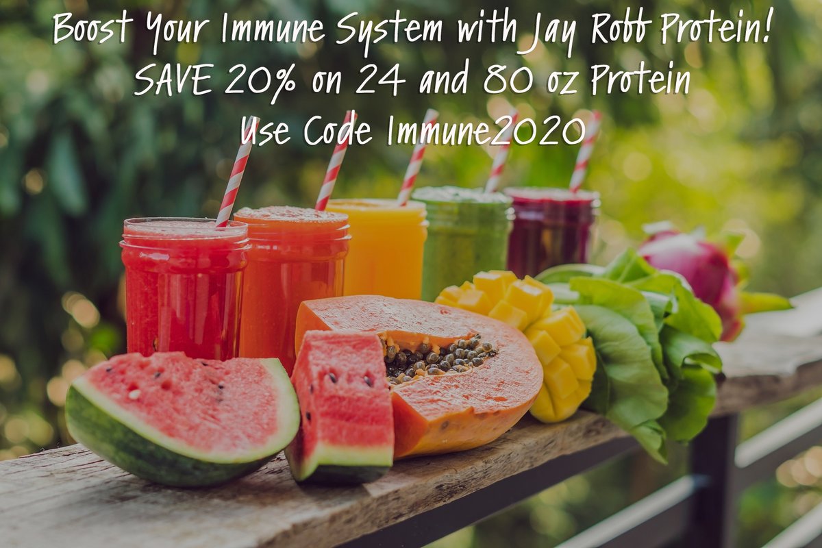 JayRobbProtein's tweet photo. Give your immune system a boost with a Jay Robb Protein Shake! Save 20% Off for a limited time!  #sale #proteinshake #protein #jayrobb #immuneboost #healthy #health  https://t.co/q2J2aK6dv4 https://t.co/265RlZ3YxO