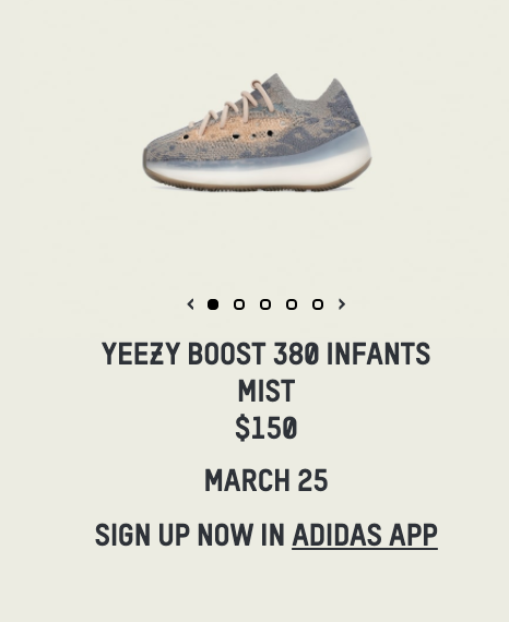 Adidas yeezy mist boost 380 sneakers browns