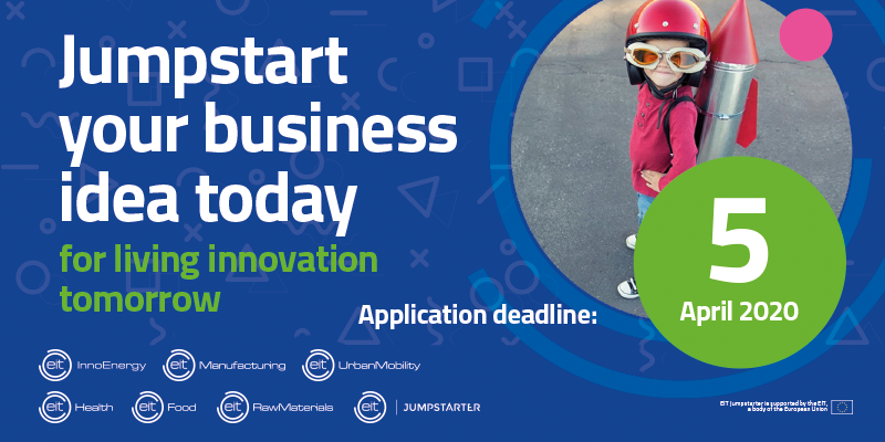 ONLY 2 WEEKS LEFT: Have an innovative idea & want to jumpstart your business? The award-winning #EITJumpstarter is back bringing together Europe’s 6 largest thematic innovation networks. If you want to set up tomorrow’s science-based business, apply: 

lyyti.fi/reg/Jumpstarte…