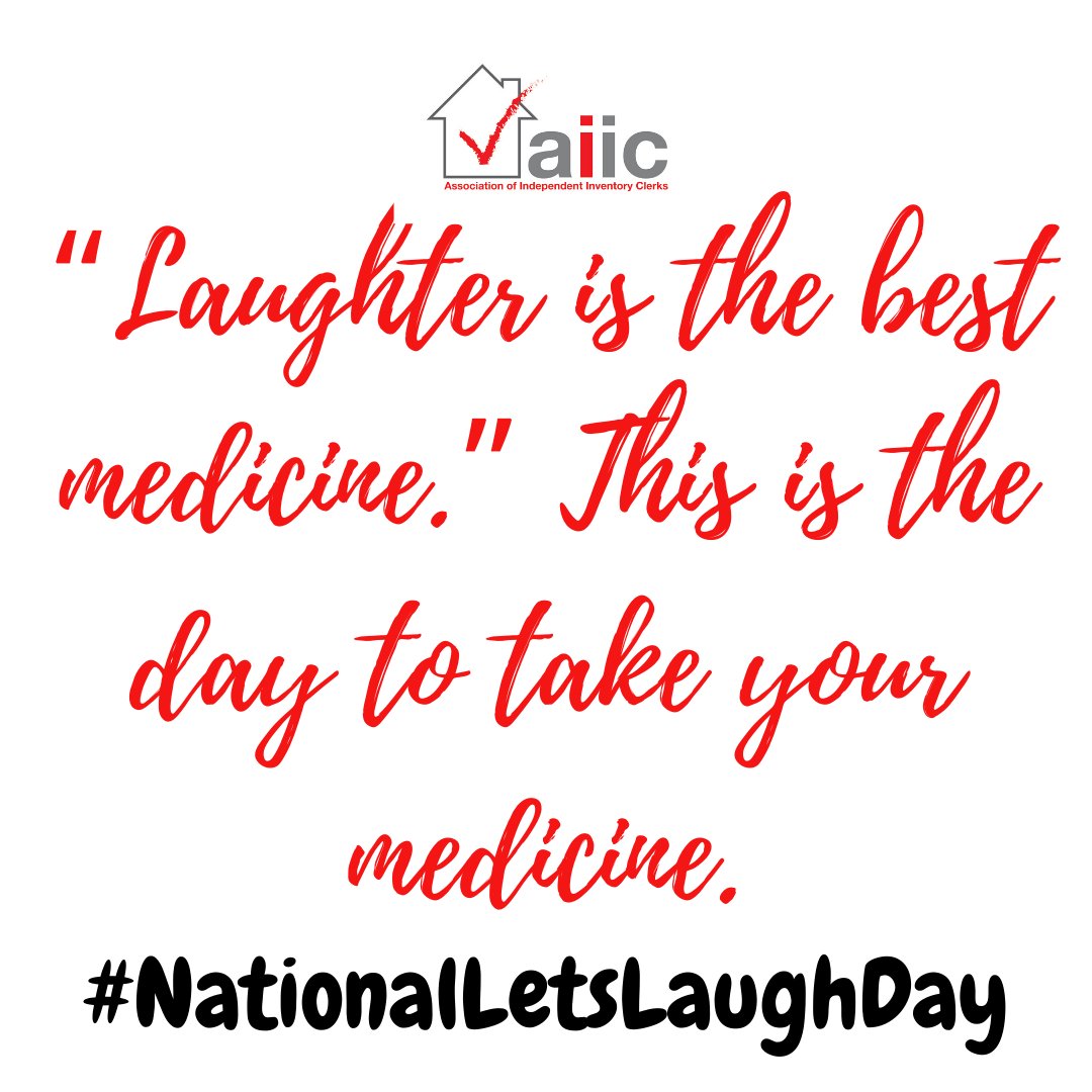 theaiic's tweet image. It is certainly can be a tough call but laughter is surely the best medicine.

#NationalLetsLaughDay #medicine #propertyinspection #propertyinventory #inventoryclerk #lettings #managingagent #eviction