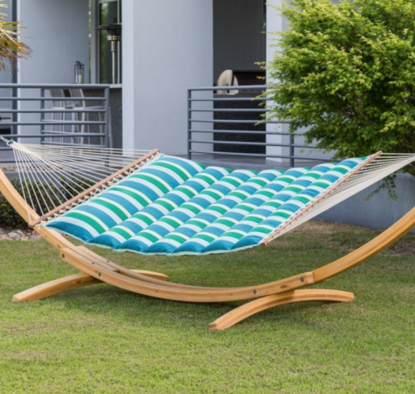 SunbriteOutdoor's tweet photo. Deal of the Day: Guests will love relaxing in the breeze. You will love the savings on all hammocks --->  https://t.co/5RGelzJetC  #SunbriteOutdoors #OutdoorDesign #OutdoorStyle #Poolside #Beachside https://t.co/hWf7qwqIGP