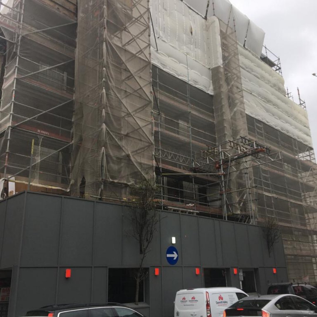 A_S_Ramsay's tweet photo. External repair of a Grade 2* listed building , London. A S Ramsay BLOCK will carry out extensive repairs in liaison with #conservationarchitect ,local authority and building surveyor.  Tuck pointing, lime render repairs, ornate cornice details, #doffcleaning 

#blockmanagement https://t.co/vSwjWck1mg