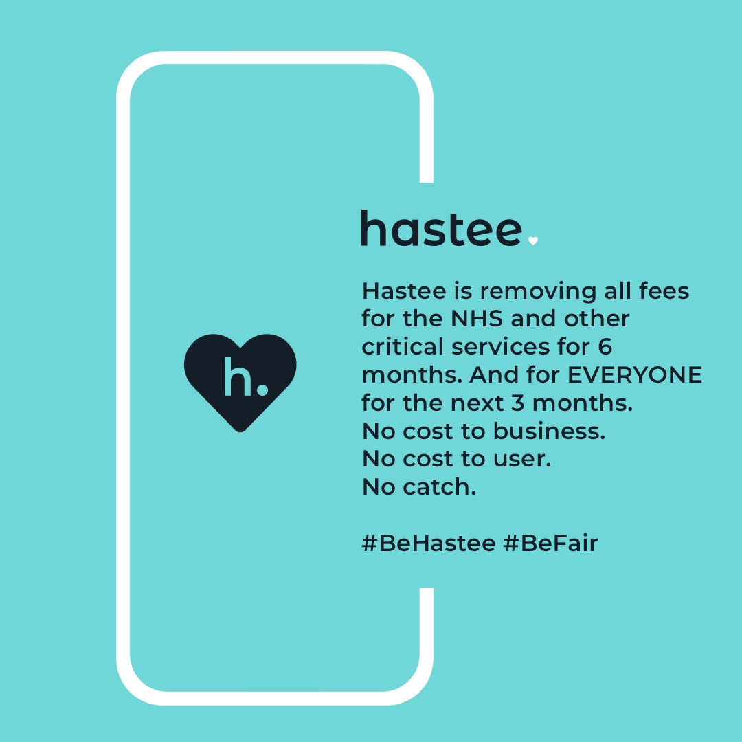 wearehastee's tweet photo. Hastee was founded for a purpose. To revolutionise the way people are paid, for the better. This is now more important than ever. ๐ #BeHastee #BeFair https://t.co/vid0nmcCt7