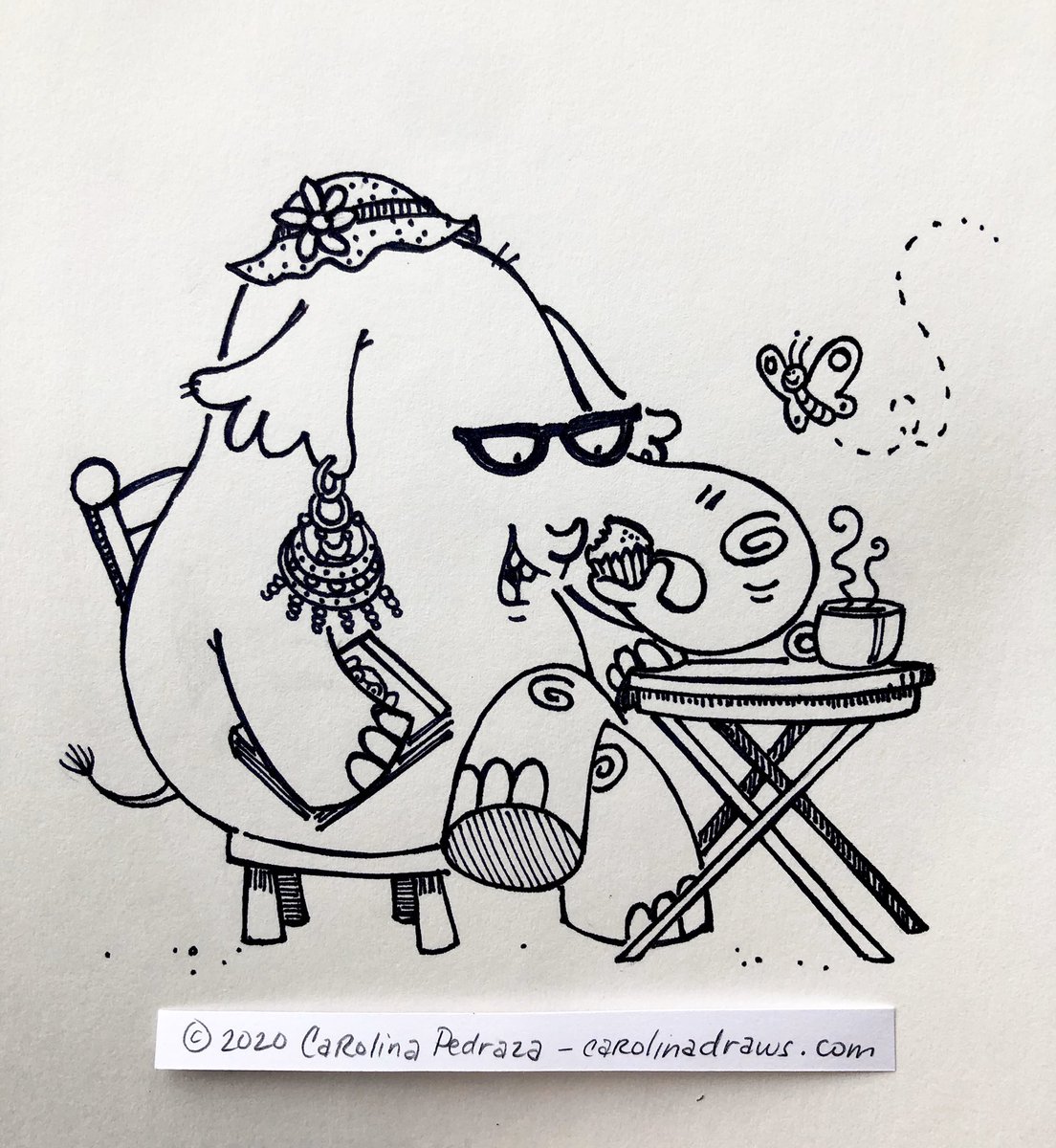 cpedrawza's tweet photo. Inspired by the “What Should I Draw” initiative @DrawWhat and #WSID), I’ve been drawing ideas from kiddos. Here’s Abby’s Elephant. #carolinadraws #whatshouldidraw2020 #inkdrawing #childrensillustrations #kidillustration #illustration #smalldrawing #dailydrawing #kidillustrator https://t.co/KwVfdeK9xw