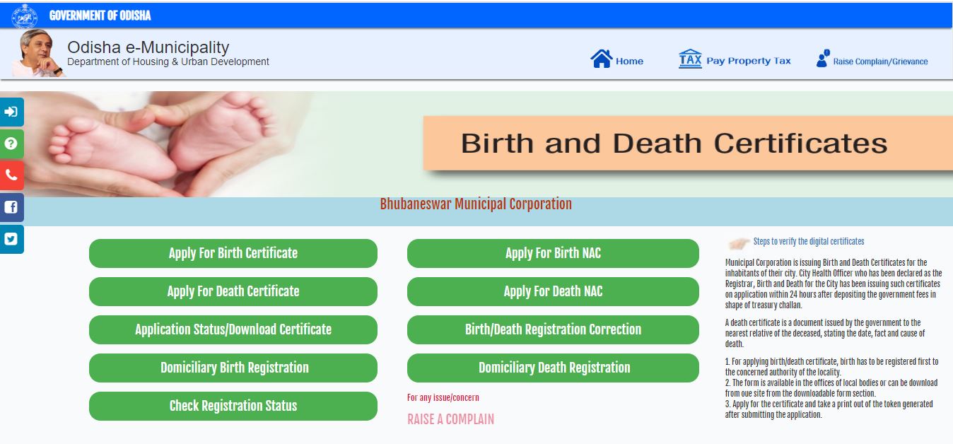 Bmc To Get The Birth Certificate Death Certificate Apply Online Through T Co 7lflz9enqn It S Not Required To Come To The City Health Office Counter Bmc Urges Citizens To Maintain Socialdistancing