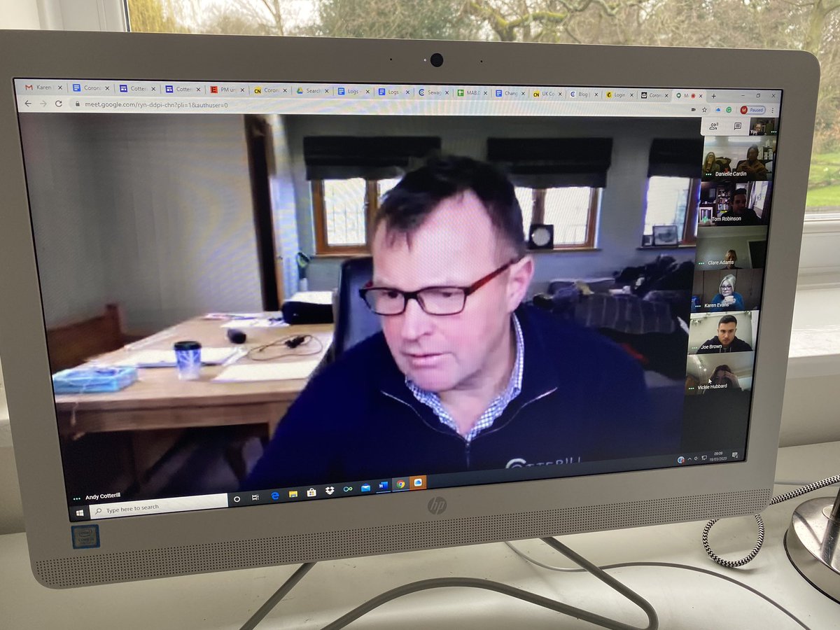 CotterillCivils's tweet photo. Coronavirus is forcing us to work and interact in all sorts of innovative ways. Videoconferencing is just one of them #CoronaVirusChallenge #SocialDistanacing https://t.co/cEkTL1rsB4