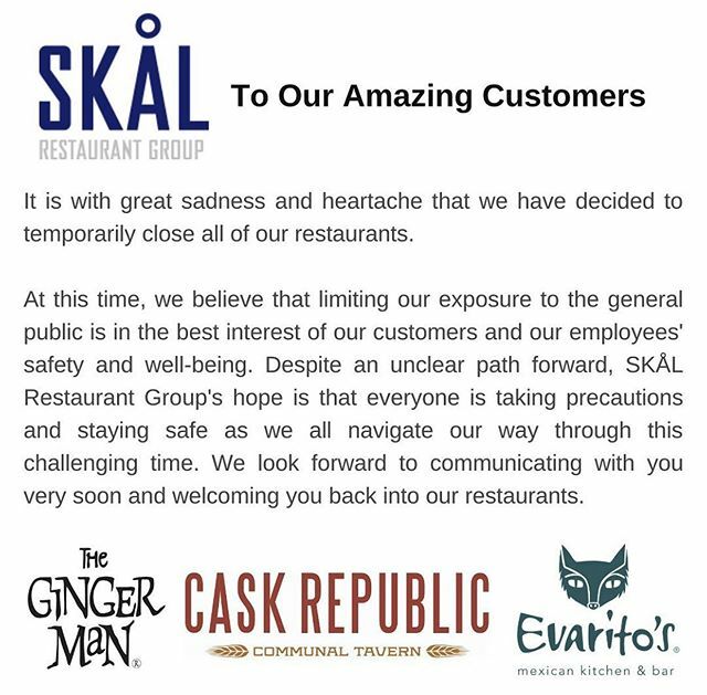 GManGreenwich's tweet photo. To our amazing customers, it is with great sadness that we have decided to temporarily close all of our restaurants. Please read ^ https://t.co/MzhZpzUHjs https://t.co/9csF5VQ5HW
