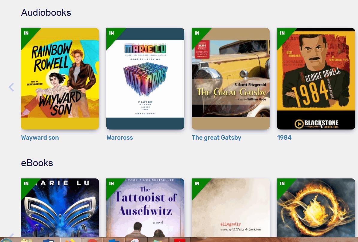 ChsElkslibrary's tweet photo. The CHS Library has a collection of eBooks &amp; digital audiobooks that you can check out from home! Go to the virtual library page, click on CHS, &amp; login with your student id # for the username and password. Scroll through the ribbons to see the eBooks and audiobooks we have! https://t.co/lELhjts9uE