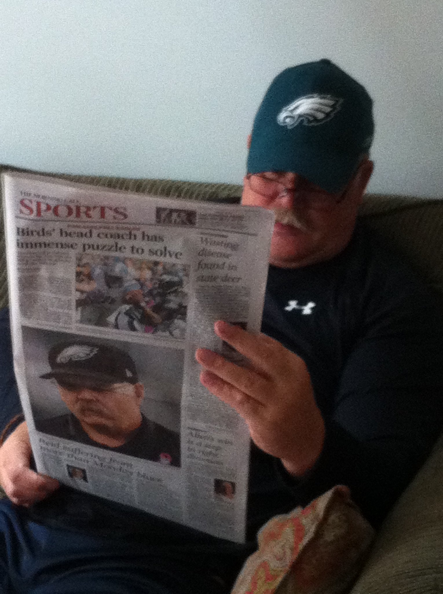 Hey, Andy Reid - my dad says happy birthday!   