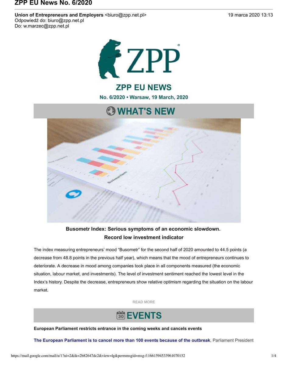 ZPP_EU's tweet photo. Are you subscribed to our #eunewsletter ? #Events #Regulatory #Programs & #Reading every 2nd week. All in one place. Subscribe in our website https://t.co/FKC54WdNbN or contact @AJBoutanos a.boutanos@zpp.net.pl @MarcinWNowacki @C_Kazmierczak @tomaawroblewski @connectsmes https://t.co/85GoaxEdTh