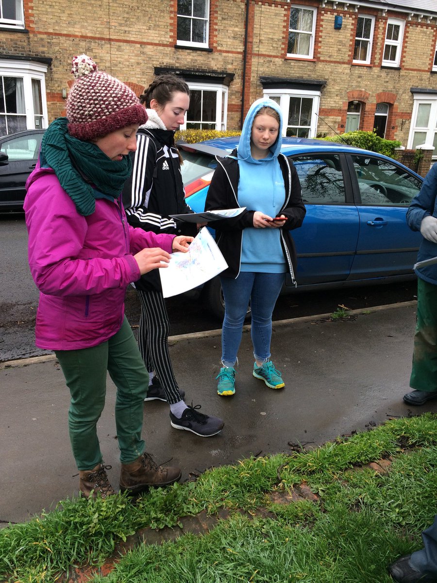 RyeGeography's tweet photo. Urban fieldwork Taunton, finally stopped raining! 😊 https://t.co/yQgbWmGCGd
