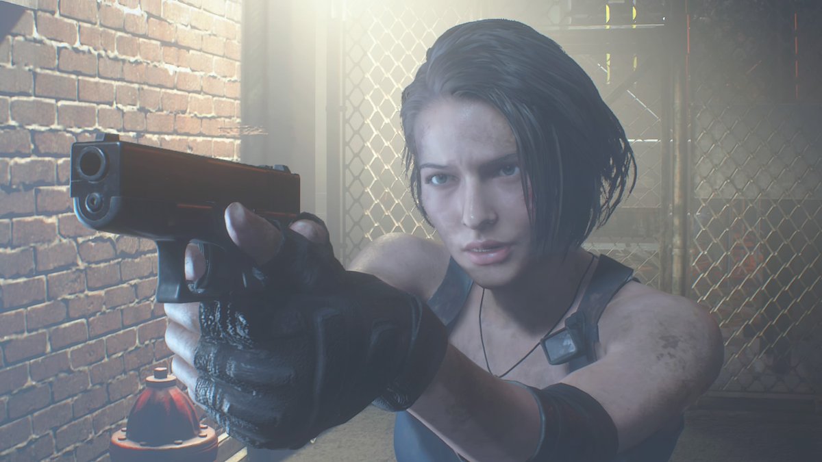 kalliniki's tweet image. Jill Valentine. #Re3RemakeDemo #Capcom #PS4share