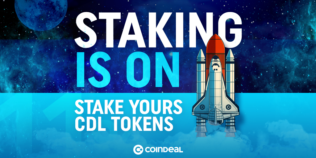CDLToken's tweet image. 📢THE #BIGDAY HAS JUST COME! 🗯️
STAKING IS LIVE ON #COINDEAL! 🔝

➡️Check it now: frontend.coindeal.com/staking.html
and stake at least 1000 @CDLToken CDL Tokens! 💸

📌 #SURPRISE! ✅
For the first staking you get an #additional 30 CDL Tokens. 📥

Don't wait! 😁