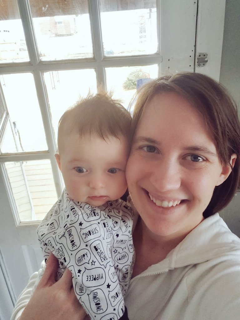MrsEmmons2's tweet photo. Got out of the house this morning and went for a walk with the baby. It's amazing how changing for the day and getting some fresh air (before it rains) can improve my mood! Day 2 of the #EaglesCare challenge! #LearnForTheM @Milford_Schools https://t.co/R4GaaVpoHp