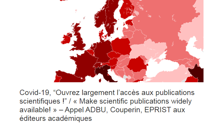 ouvrirlascience's tweet photo. « Make scientific publications widely available! », @ADBU_Officiel , @Couperin_consor , #EPRIST, 19 mars 2020 call to academic publishers
#openscience #academicpublishing
https://t.co/MDVIKQsqJb https://t.co/pX9ND7l5TX